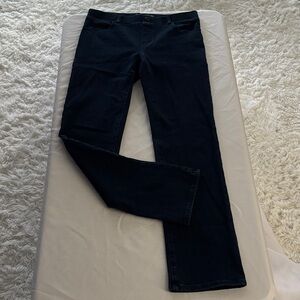 Betabrand Women's Blue Jeans Jeggings
